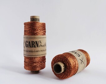 1 spool baker's twine gift ribbon cord thread in copper 45m