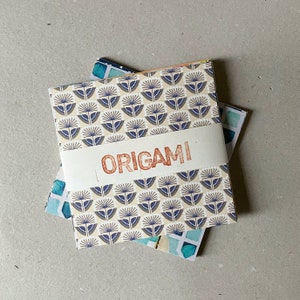 30 Blatt Origamipapier Origami Papier Buntpapier Designpapier Bastelpapier bunt gefärbt upcycling bunt - colored