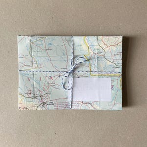 15 buste vintage + mini buste mappa atlante mappa Sud America