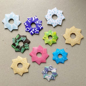 5 piccoli fiori di carta fiori di carta fiori decorazione primaverile decorazione pasquale carta decorativa colorata pastello fantasia