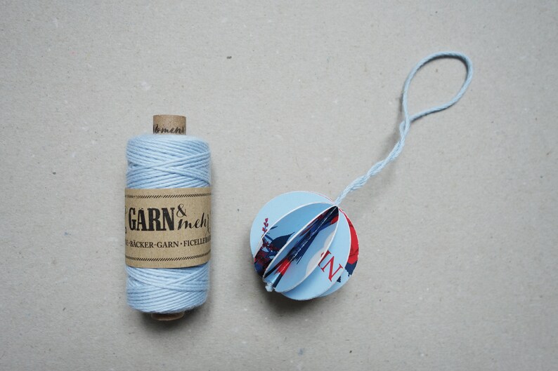 1 spool baker/'s twine in black and white 45m