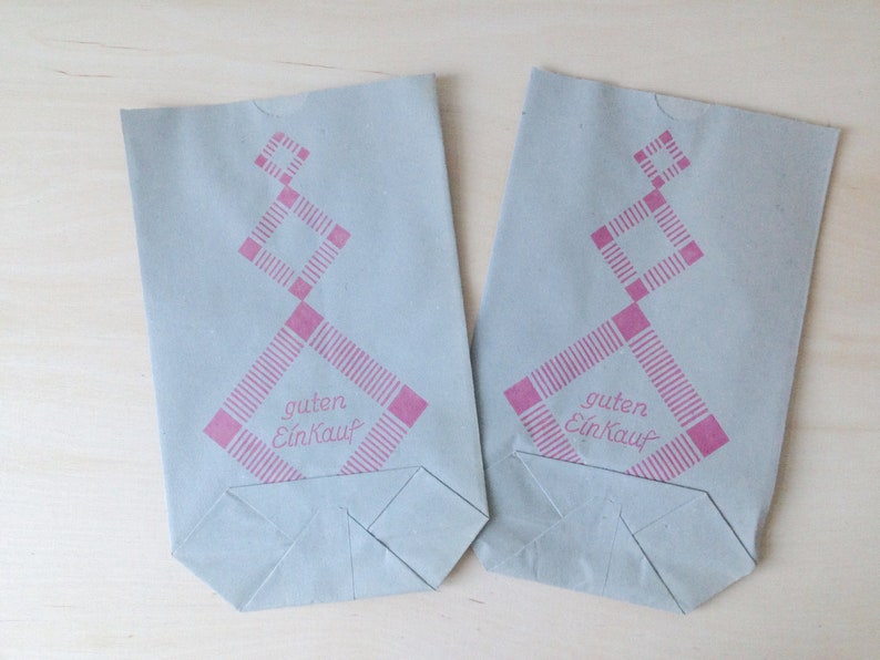 10x vintage paper bags good shopping paper sachets consumption shop
