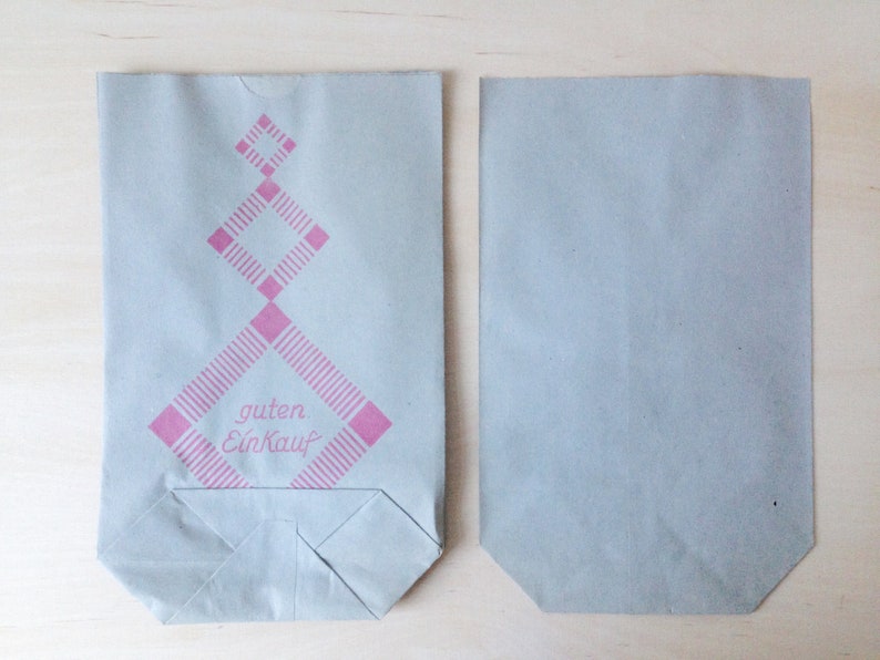 10x vintage paper bags good shopping paper sachets consumption shop