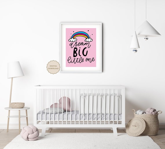 wall art for baby girl nursery