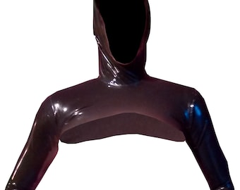 Men's Hooded Bolero / Shrug | The 'Essential' Collection |  Latex Rubber Gummi | XS S M L XL | Range of colours