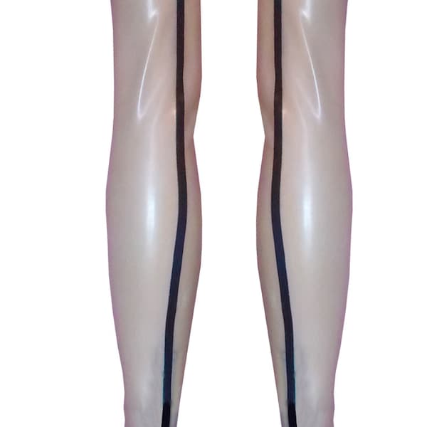 Seamed Latex Stockings | The 'Essential' Collection | Latex Rubber Gummi | XS S M L XL | Range of colours