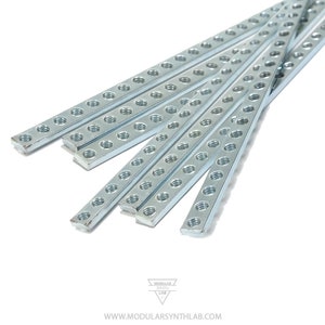 Eurorack Threaded Strip, M3 Rail Insert, Synth Rack Insert, 84HP, 104HP, 114HP, 126HP, 168HP, 196HP, Eurorack Fixings M3, DIY Eurorack Case