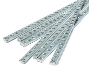 Eurorack Threaded Strip, M3 Rail Insert, Synth Rack Insert, 84HP, 104HP, 114HP, 126HP, 168HP, 196HP, Eurorack Fixings M3, DIY Eurorack Case