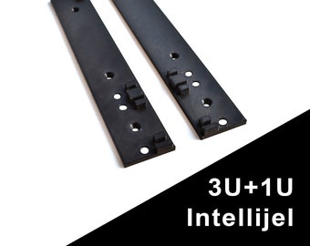 4U Eurorack Side Brackets Intellijel taille (3U + 1U), 4U Eurorack Side Joues, Intellijel standard, DIY Eurorack Case