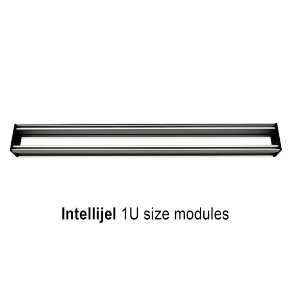 1U Eurorack Rails Frame, Intellijel Size, Six Lengths 84HP - 196HP, Eurorack Modular Synthesizer rails Set, DIY Eurorack Case, SILVER