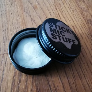 Sticky Mic Stuff, Reusable Adhesive Putty, Adhesive for Contact Microphones