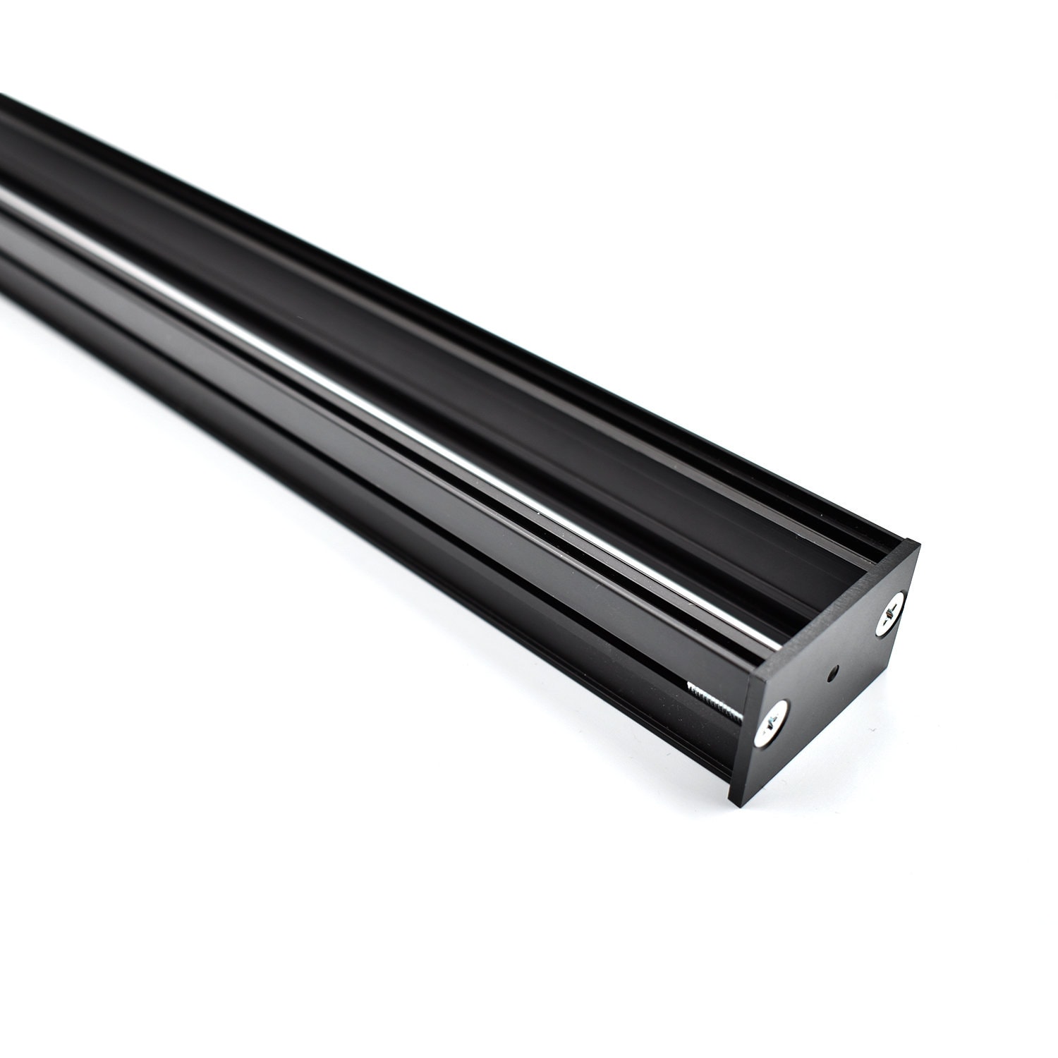1U Eurorack Rails Frame, Pulp Logic Standard, Sechs Längen 84HP - 196HP, Eurorack Modular Synthesizer Rails Set, DIY Eurorack Case, SCHWARZ
