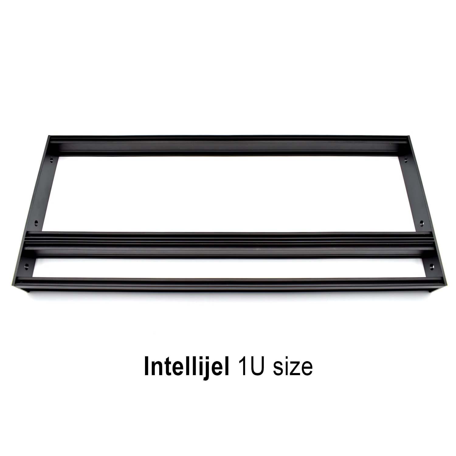 4U ユーロラック レール フレーム　3U+1U インテリジェル 84HP 4U Eurorack Rails Set, INTELLIJEL SIZE, 84-196HP, SILVER