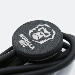 Gorilla Contact Microphone, High Quality Piezo Mic, 6,35mm (1/4inch) Mono Jack, 35mm Piezo Transducer, 3m Cable, Cigar Box Guitar Pickup