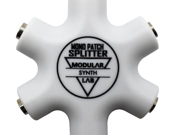 Eurorack Patch Multiplikator, Mono Patch Splitter, Modular Synthesizer Patch Splitter, 0HP Patch Multiplikator, WEISS