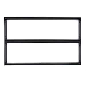 6U Eurorack Rails Frame, Six Lengths 84HP - 196HP, Eurorack Modular Synthesizer Rails Set, DIY Eurorack Case, Modular Synthesizer, BLACK