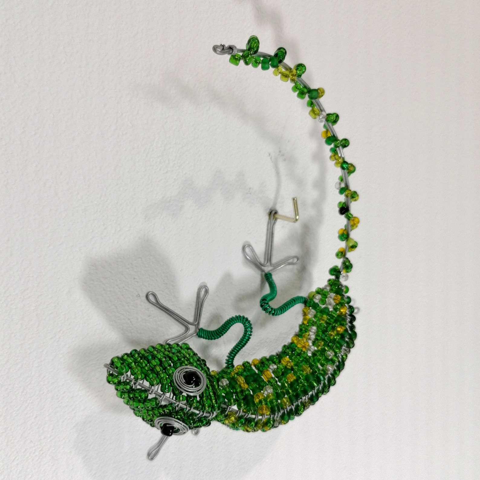 Bead and Wire Lizard Home Decor - Etsy