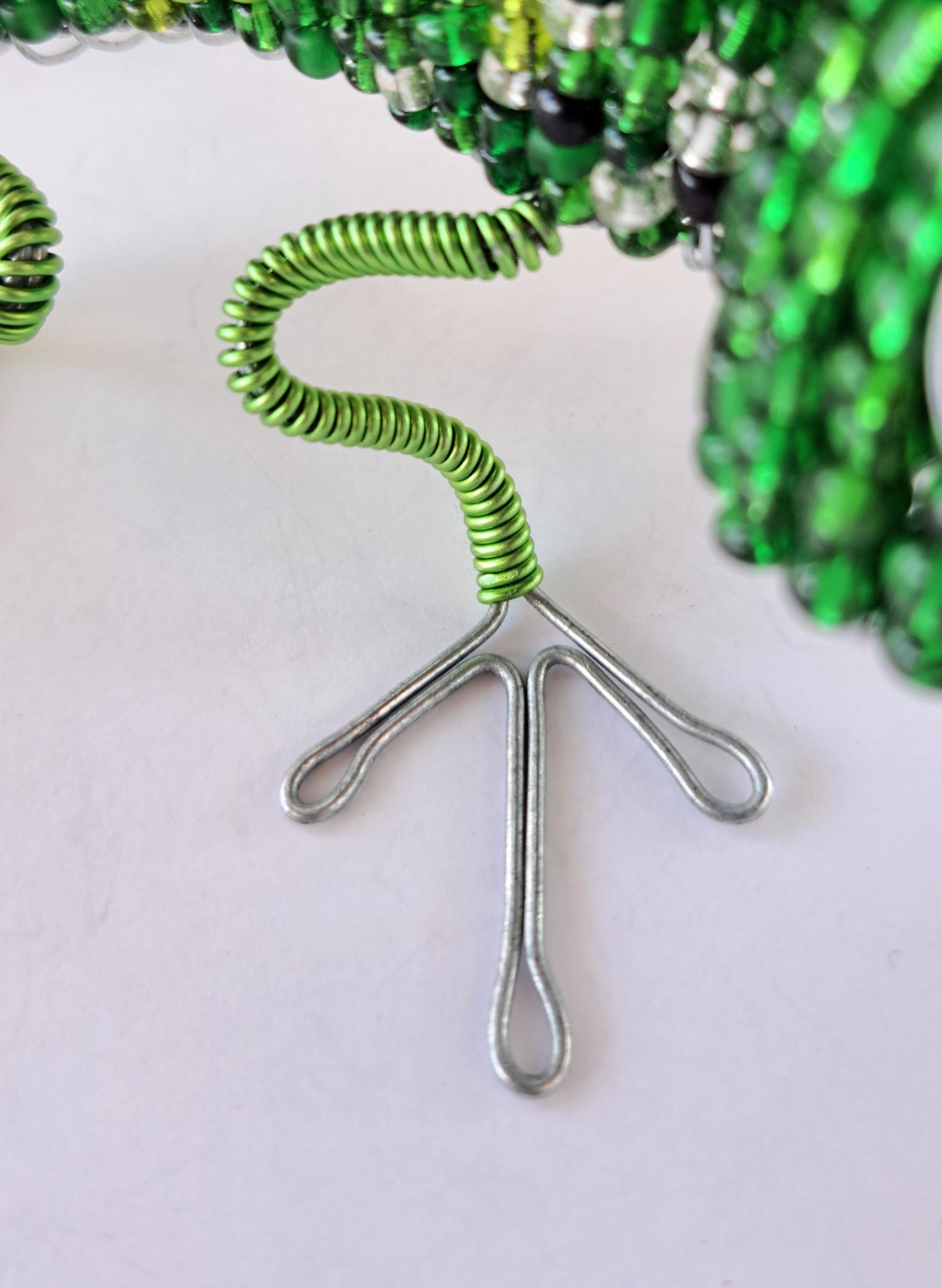 Bead and Wire Lizard | Home Decor - Etsy