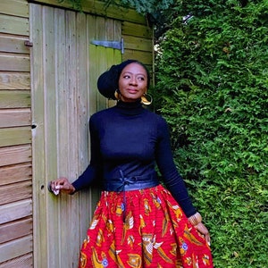 MIMOSA African print skirt image 1