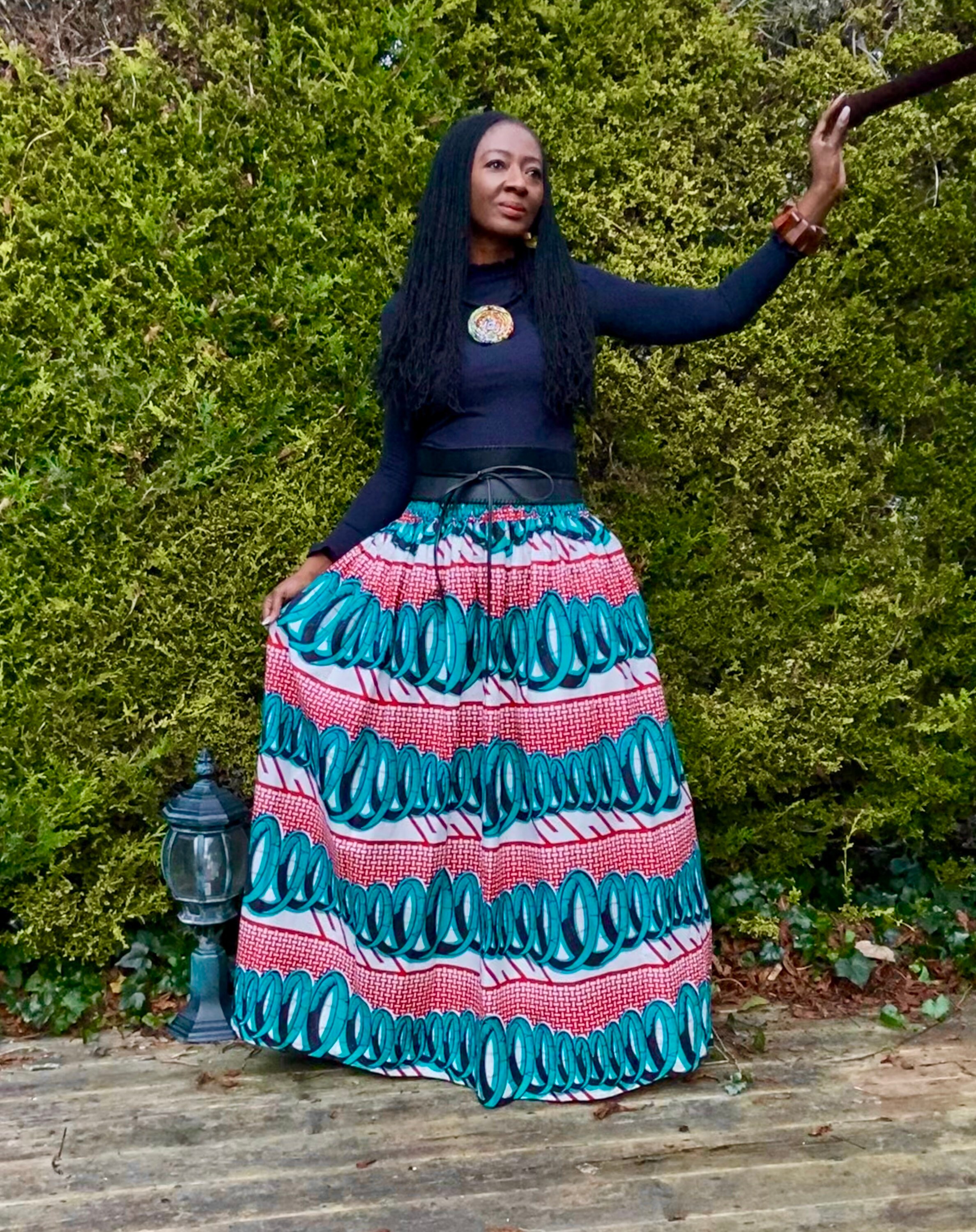 Moka Maxi Skirt - Mimosa Blossom