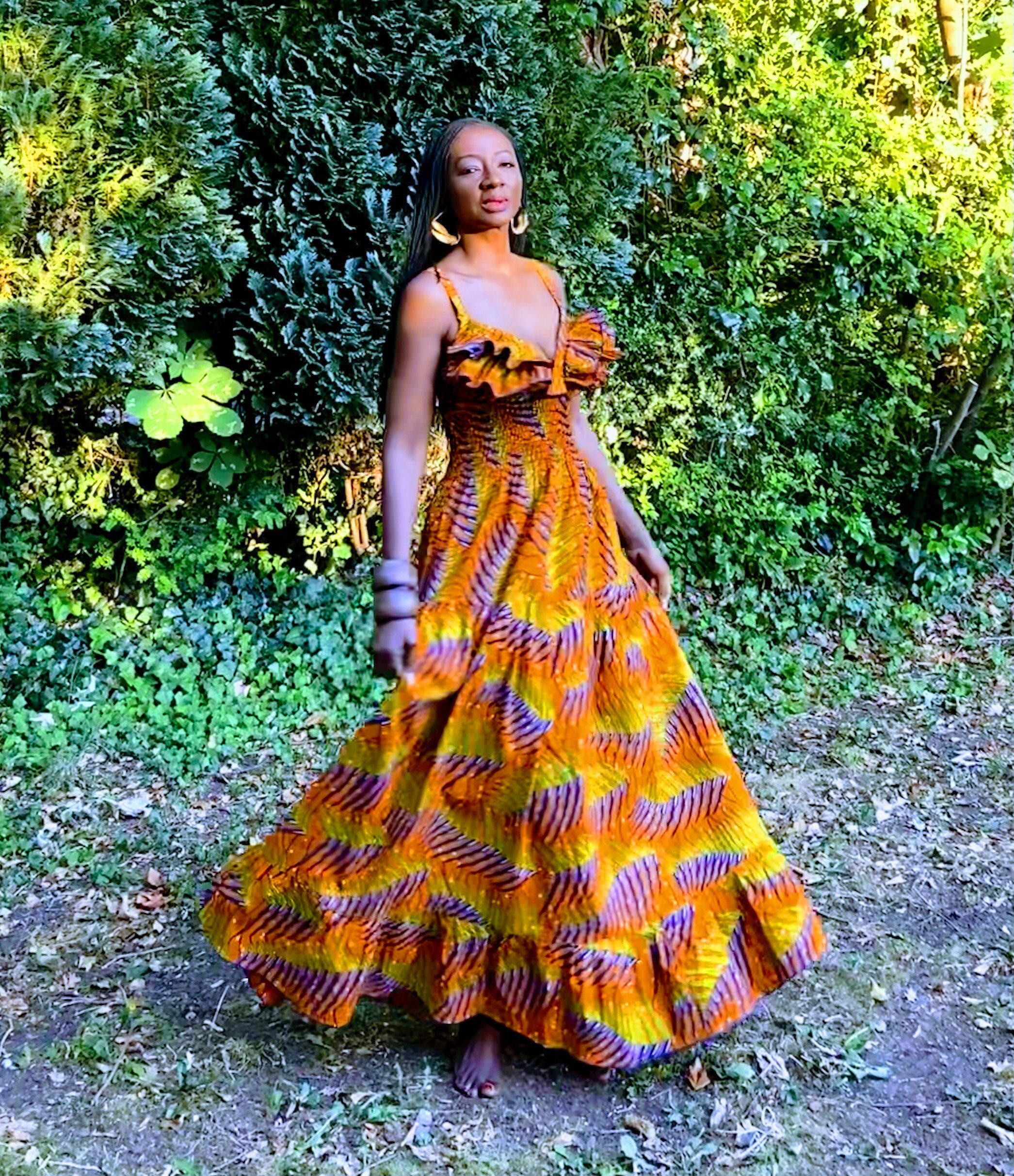 Aztec print deals maxi dress