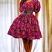 NAANI Puff sleeve smocked dress