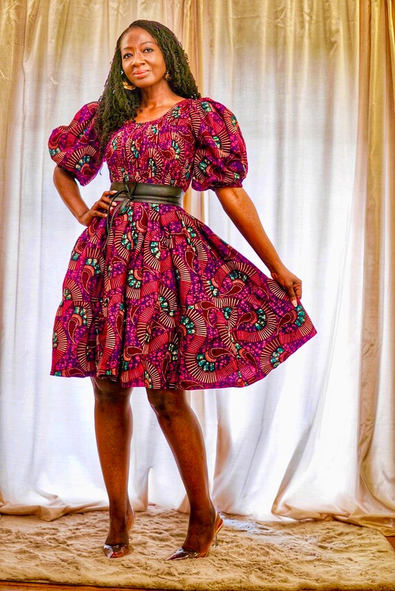 Ankara puff sleeves outlet
