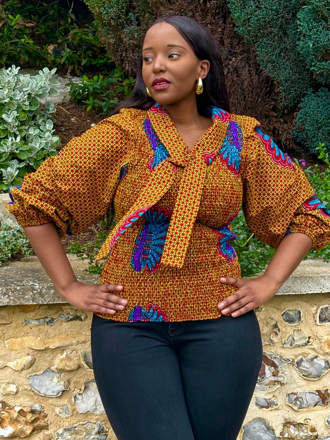 RUMI Smocked Top