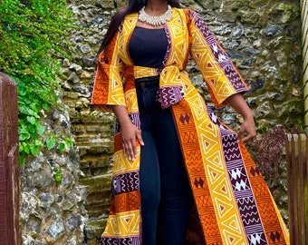 Hamata Duster in mustard.