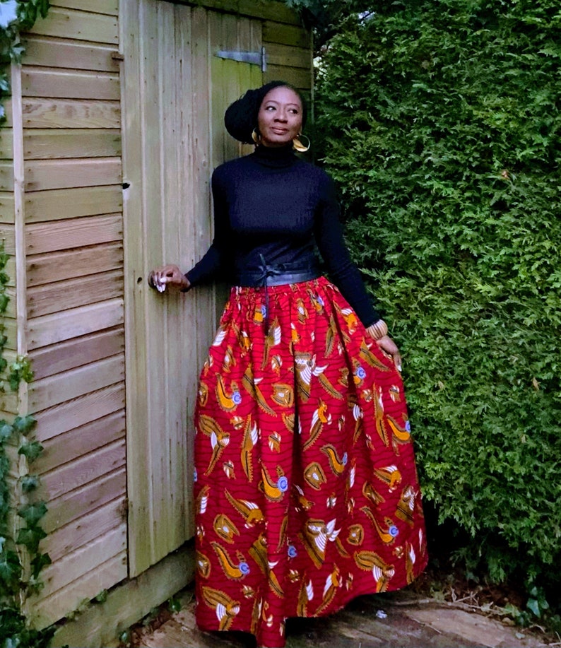 MIMOSA African print skirt image 4