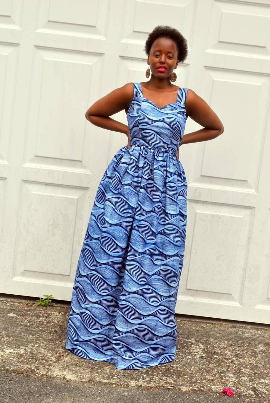 The Skye Embroidered Contrast Maxi Dress