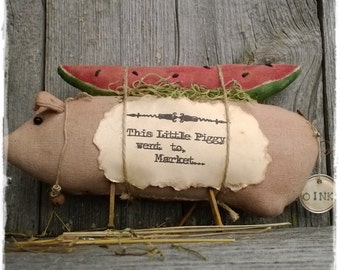 Piggy goes to Market
