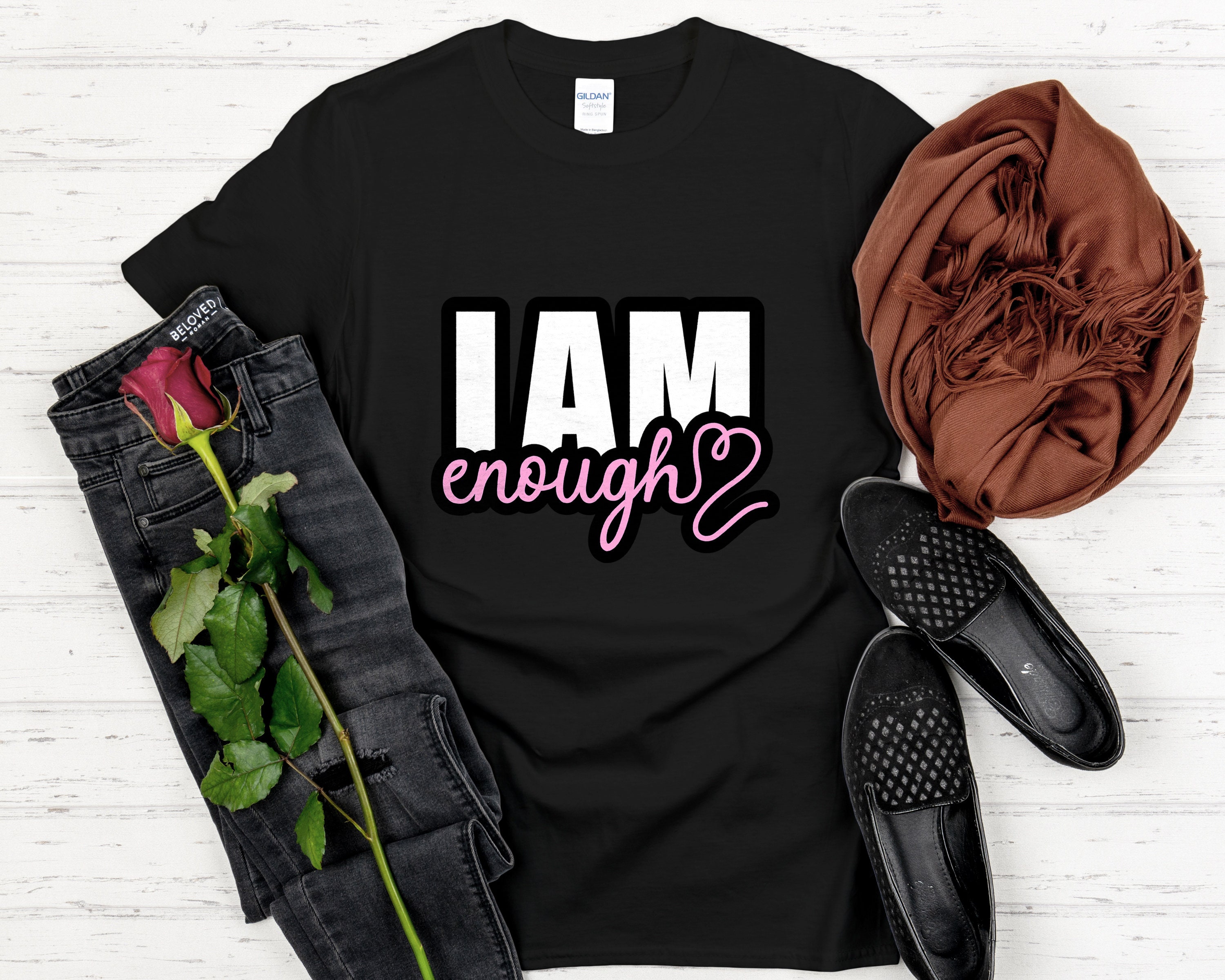 I Am Enough Shirt Motivational Shirt Inspirational Shirt Etsy UK I Am Enough Shirt Motivational Shirt Inspirational Shirt Etsy UK