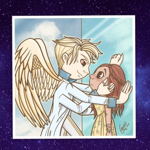 Sexy Fallen Angel Sticker - Seraph Sticker - Ophanim - Biblically accurate angel -Seraphim - Nephilim - Watcher Angel