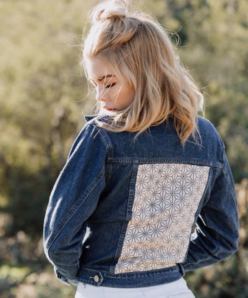 Embroidered denim jacket embellished jean jacket boho jean  etsy Embroidered denim jacket embellished jean jacket boho jean  etsy