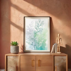 Botanical Wall Art Print: Elegant Matte Giclée Poster