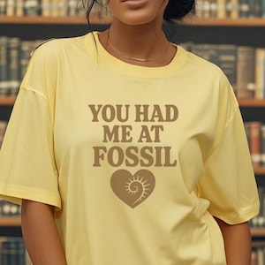 Paleontology T-Shirt, Fossil Lover Tee, Dinosaur Shirt, Archaeology Gift, Prehistoric Graphic Top