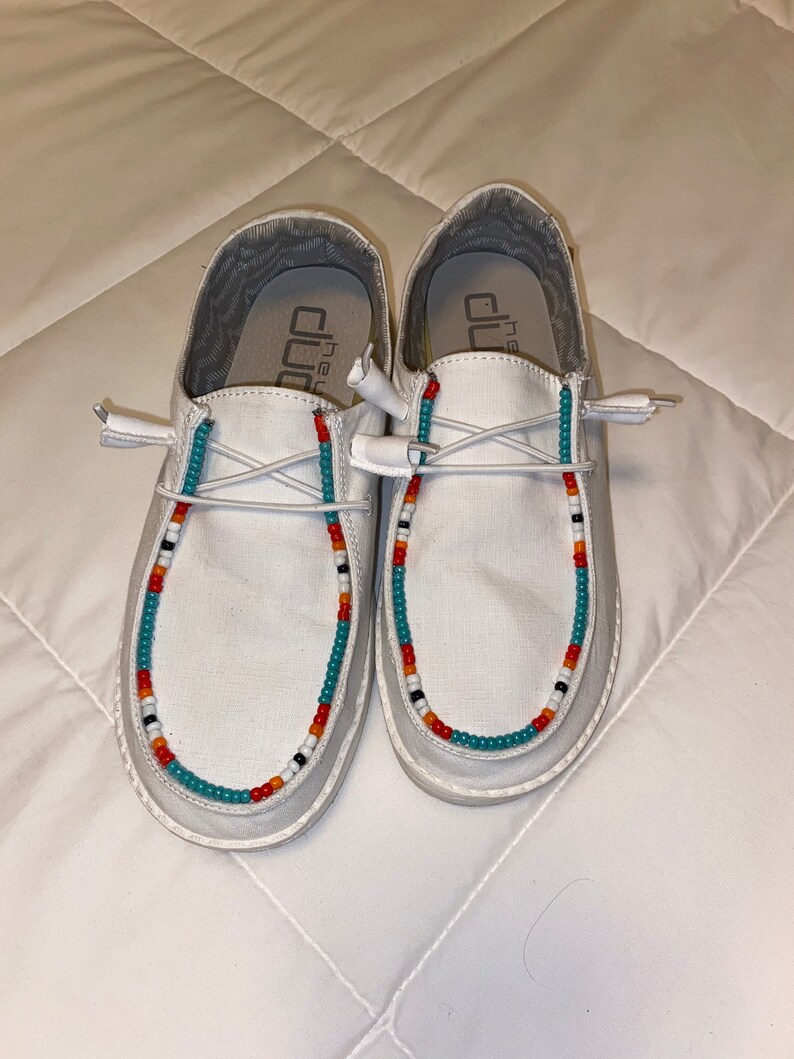 Custom beaded hey dude shoes Etsy