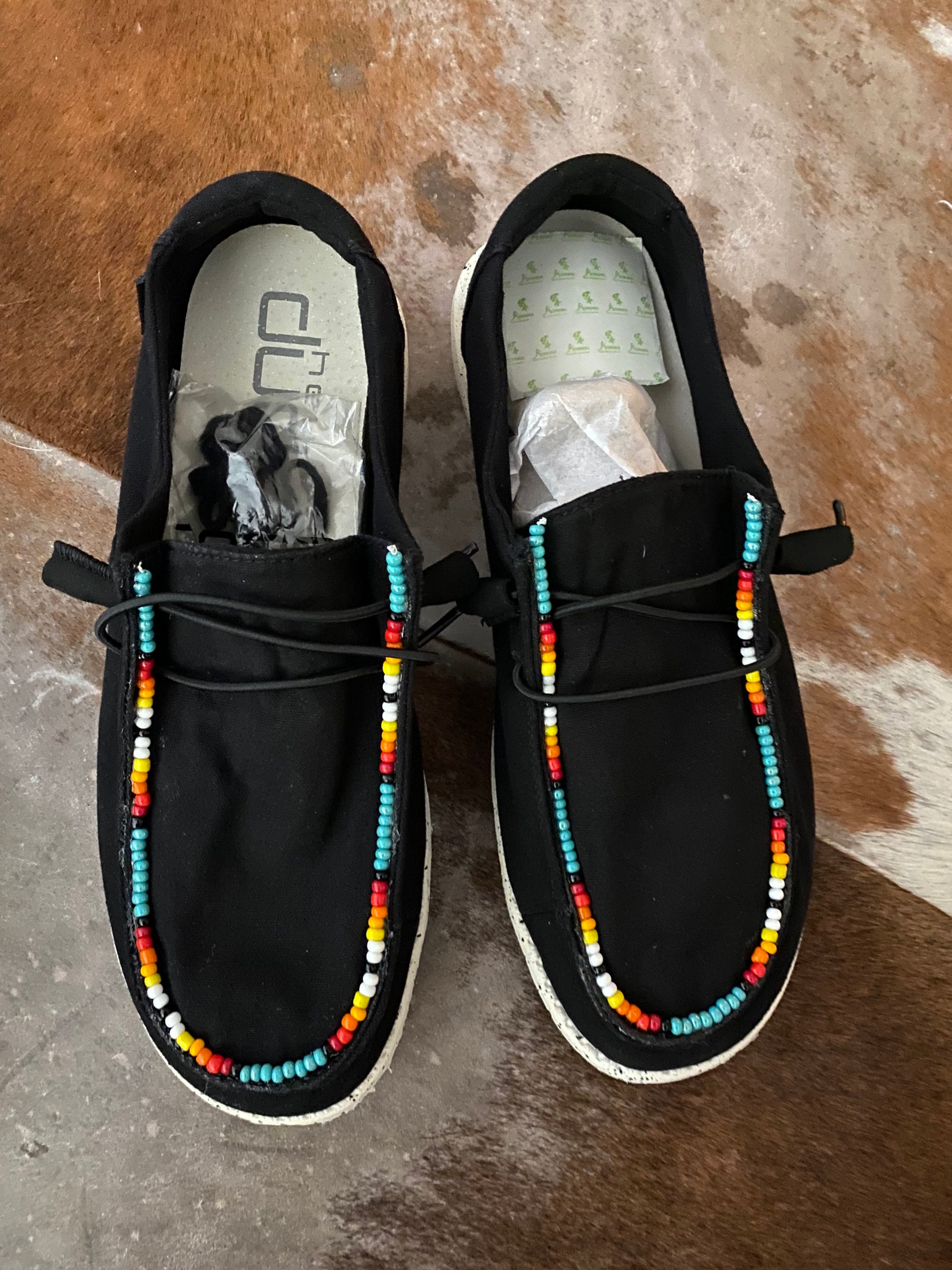 Custom beaded hey dude shoes Etsy