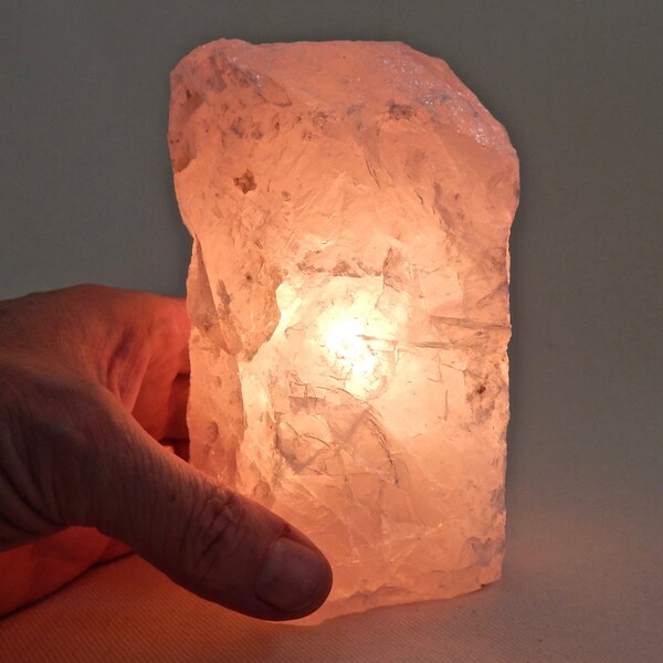 Rose Quartz Night Light is Ideal for New Baby Shower Gift