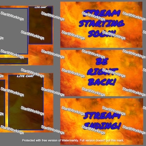Fiery Stream Overlay Package