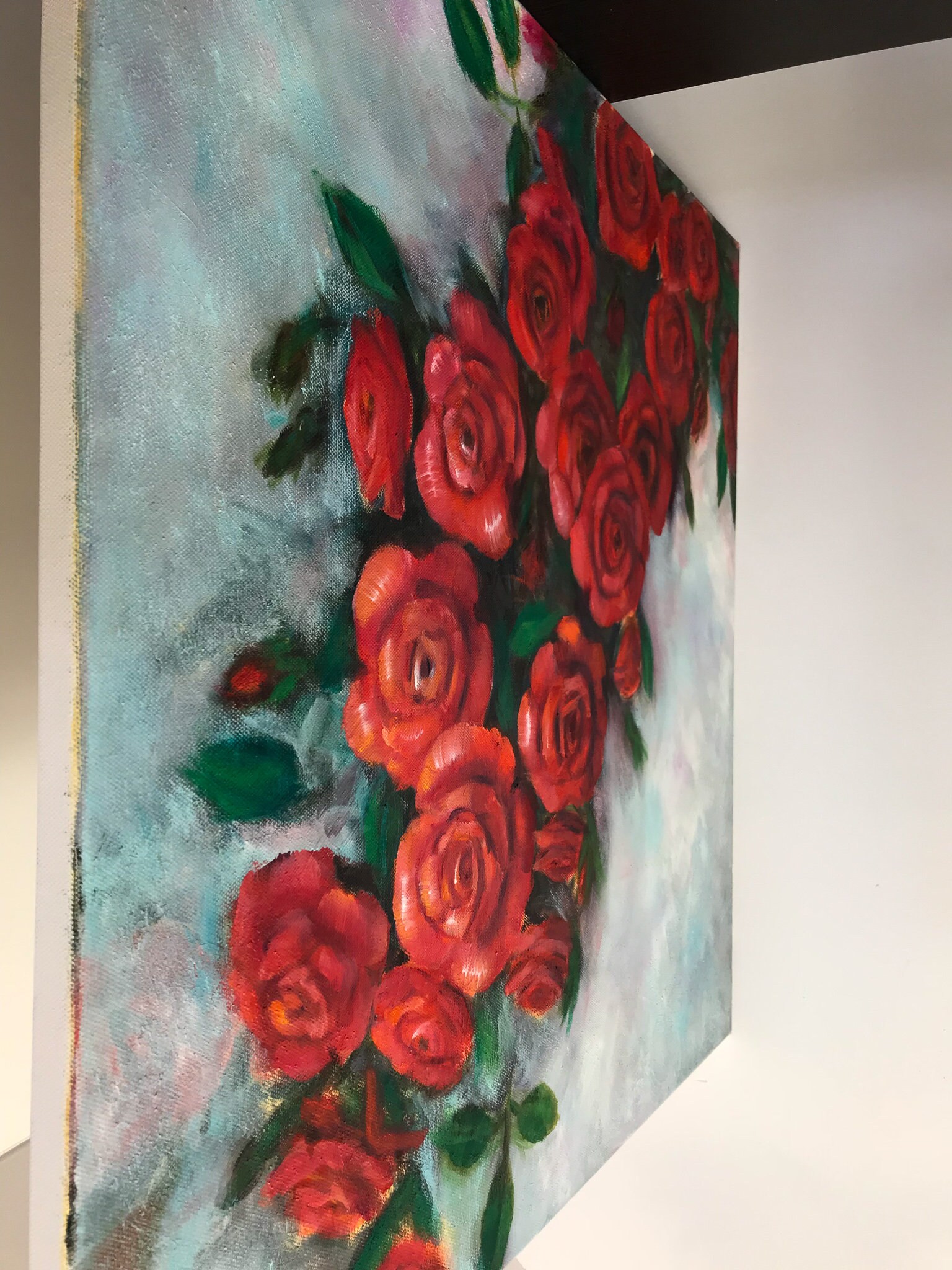 キャンバス油絵よっこHeroic  Roses英雄的なバラ大きめキャンバス キャンバス油絵よっこHeroic Roses英雄的なバラ大きめキャンバス