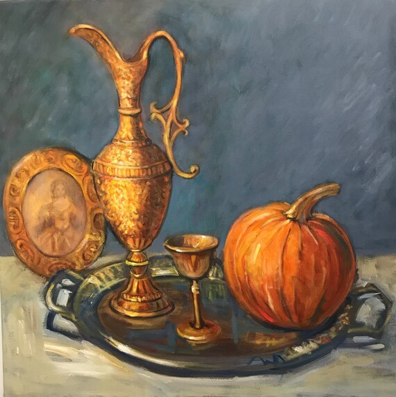 MOGTAA Pittura Autunnale A Zucca Con I Numeri, Per Adulti Con