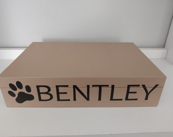 Caja de recuerdos para mascotas personalizable