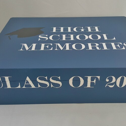 High School Memory Box Graduation Memory Box College Etsy