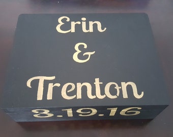 Wedding Memory Box Customizable