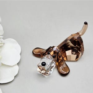 Swarovski Crystals Figurine Dogs - Etsy