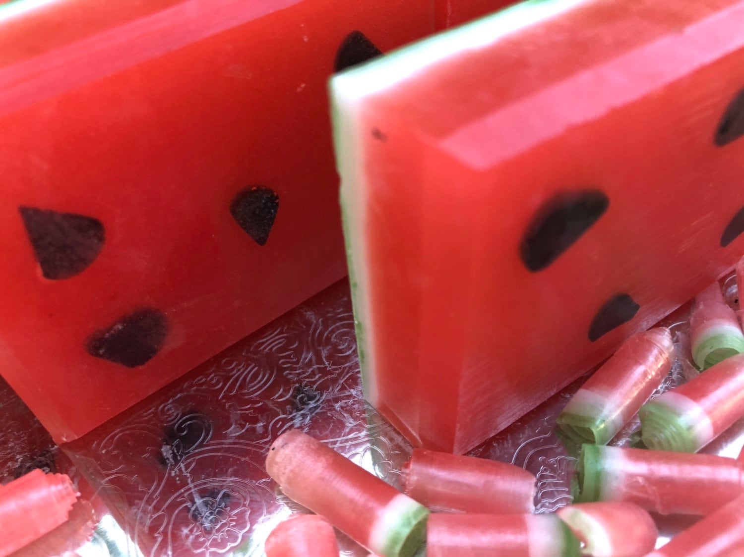 Watermelon Scented Soap/ Sweet Watermelon Bar Soap/ Fruit Etsy