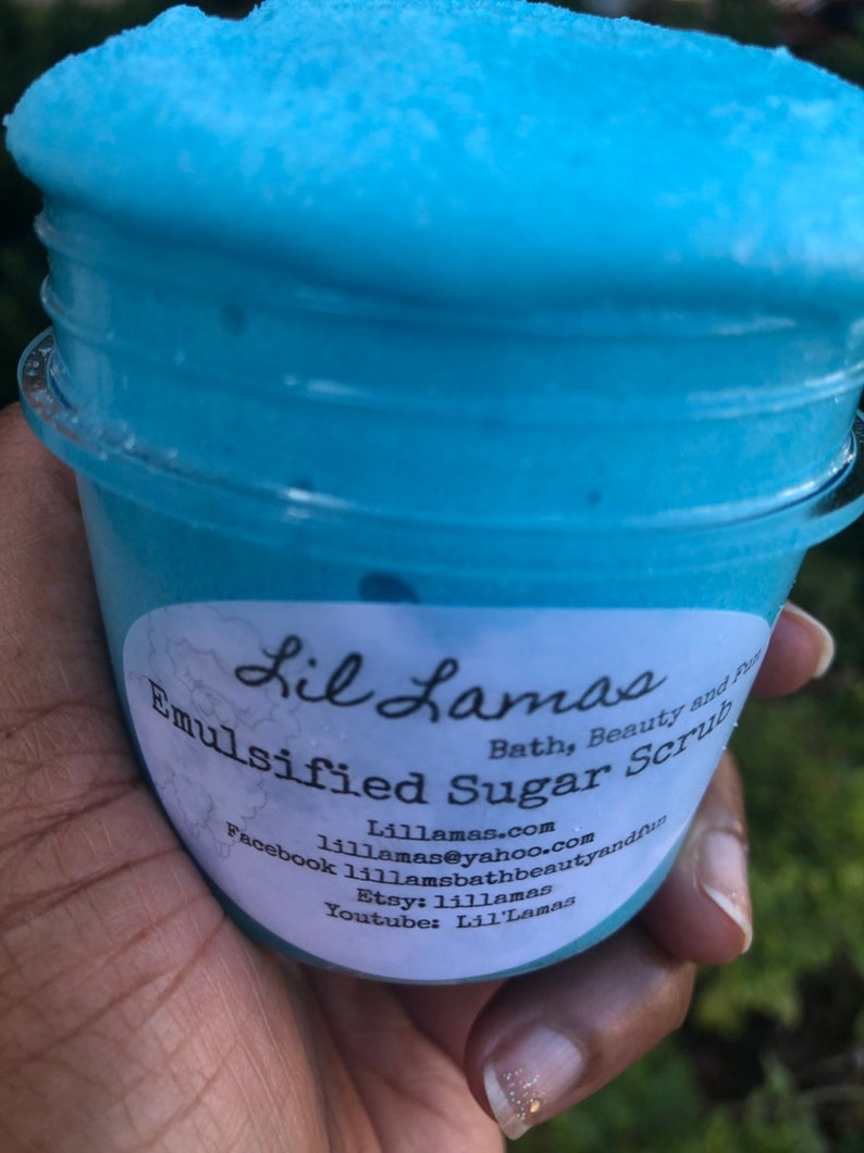 Body Polish Sugar Scrub/ Emulsified Sugar Scrub / Exfoliating Etsy