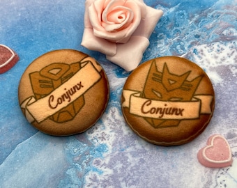 Conjunx mini plush buttons